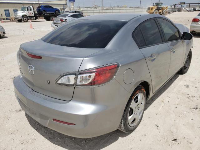 JM1BL1TF9D1725635 - 2013 MAZDA 3 I SILVER photo 4