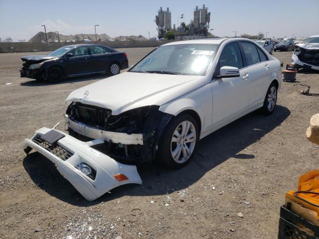 WDDGF8BB6AF475439 - 2010 MERCEDES-BENZ C 300 4MAT WHITE photo 2