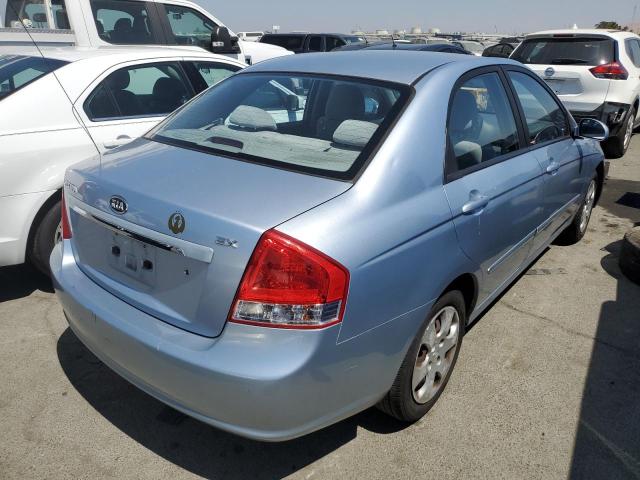 KNAFE122885571036 - 2008 KIA SPECTRA BLUE photo 4