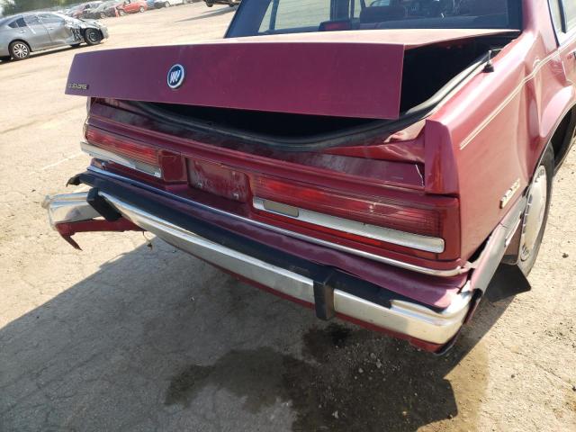 1G4HP54C8MH427722 - 1991 BUICK LESABRE CU BURGUNDY photo 9