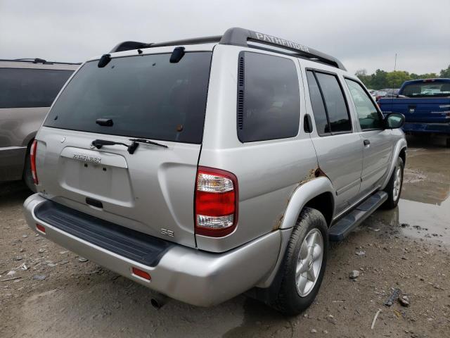 JN8DR09Y12W712229 - 2002 NISSAN PATHFINDER SILVER photo 4