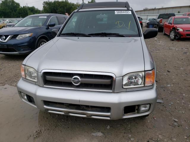 JN8DR09Y12W712229 - 2002 NISSAN PATHFINDER SILVER photo 9