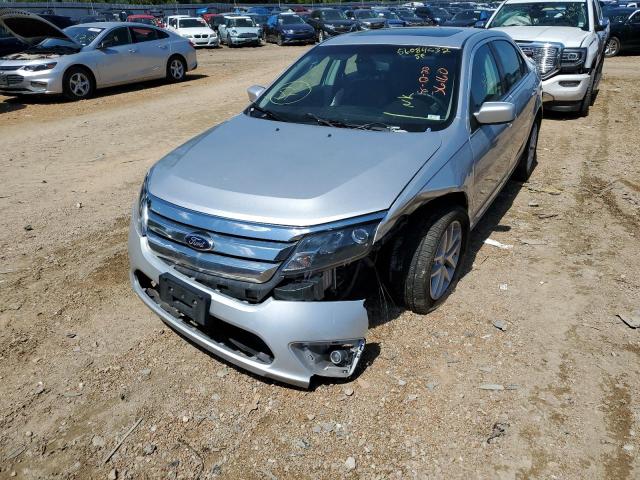 3FAHP0JA2CR347992 - 2012 FORD FUSION SEL SILVER photo 2