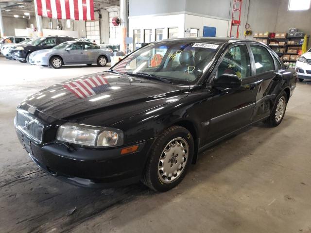 YV1TS94D6Y1144497 - 2000 VOLVO S80 BLACK photo 2