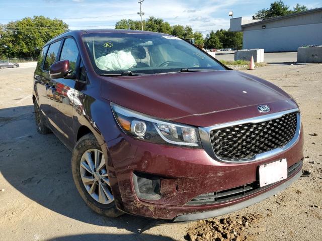 KNDMB5C11G6120068 - 2016 KIA SEDONA SILVER photo 1