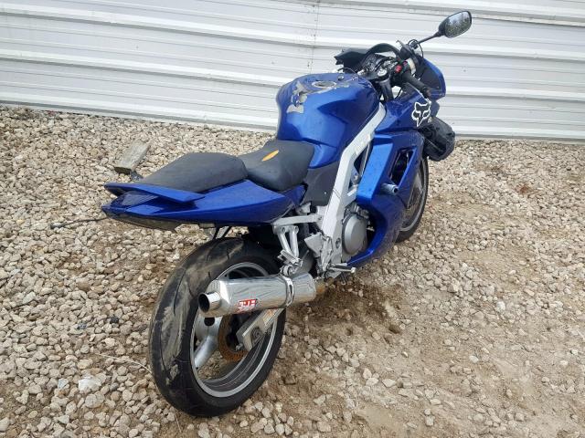 JS1VP53A942100816 - 2004 SUZUKI SV650 BLUE photo 4