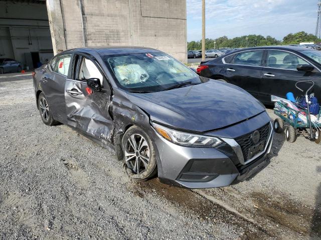 3N1AB8CV3LY221268 - 2020 NISSAN SENTRA SV GRAY photo 1