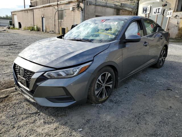 3N1AB8CV3LY221268 - 2020 NISSAN SENTRA SV GRAY photo 2