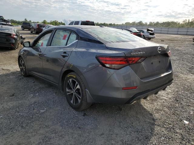 3N1AB8CV3LY221268 - 2020 NISSAN SENTRA SV GRAY photo 3