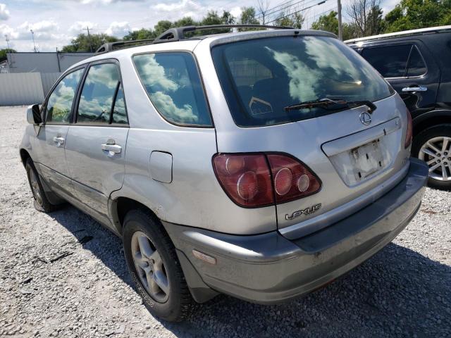 JT6HF10U4X0082939 - 1999 LEXUS RX 300 SILVER photo 3