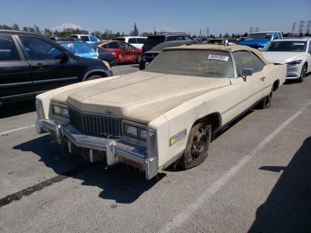 6L67S6Q118724 - 1976 CADILLAC ELDORADO BEIGE photo 2