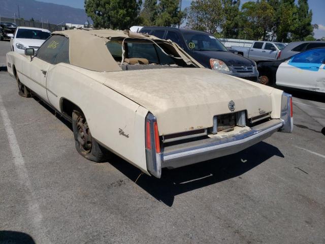 6L67S6Q118724 - 1976 CADILLAC ELDORADO BEIGE photo 3