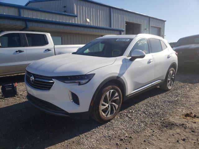 LRBFZNR40MD073871 - 2021 BUICK ENVISION E WHITE photo 2