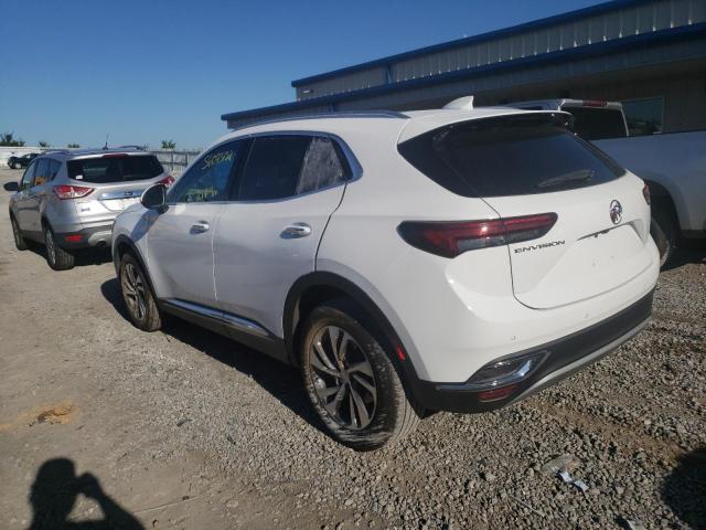 LRBFZNR40MD073871 - 2021 BUICK ENVISION E WHITE photo 3