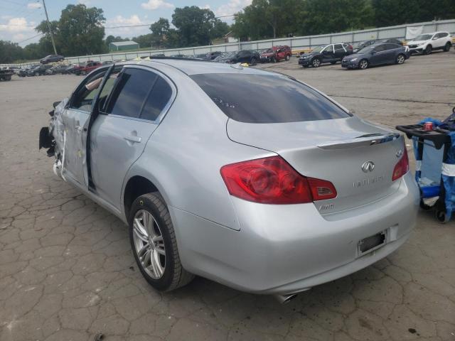 JN1CV6AR2FM521319 - 2015 INFINITI Q40 SILVER photo 3