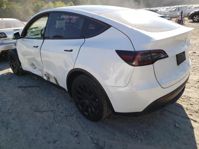 7SAYGDEEXNF385752 - 2022 TESLA MODEL Y أبيض صورة 3