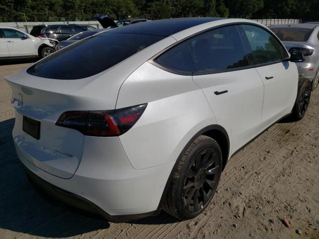 7SAYGDEEXNF385752 - 2022 TESLA MODEL Y أبيض صورة 4