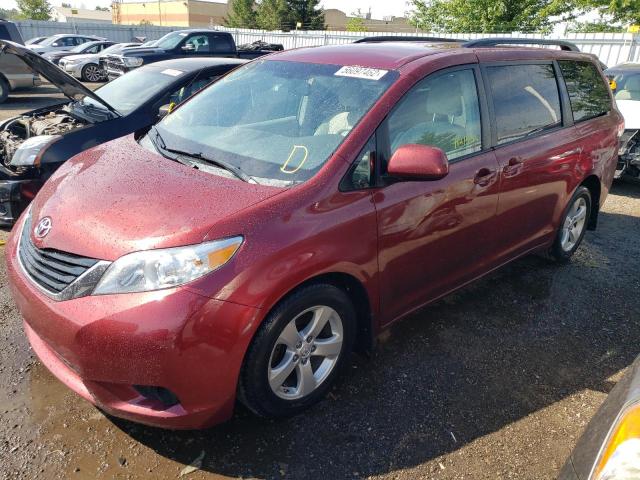 5TDKK3DC3ES430473 - 2014 TOYOTA SIENNA LE MAROON photo 2