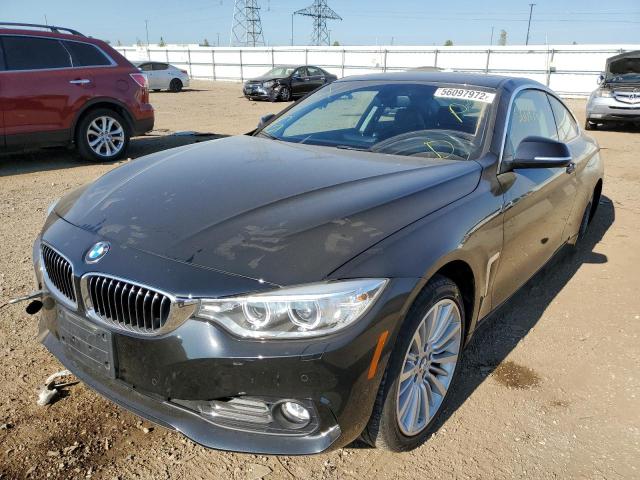 WBA3N5C58FK198775 - 2015 BMW 428 XI BLACK photo 2