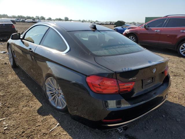 WBA3N5C58FK198775 - 2015 BMW 428 XI BLACK photo 3