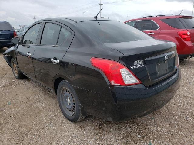 3N1CN7AP7CL908488 - 2012 NISSAN VERSA S BLACK photo 3