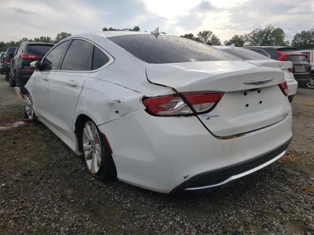 1C3CCCAB8HN503977 - 2017 CHRYSLER 200 LIMITE WHITE photo 3