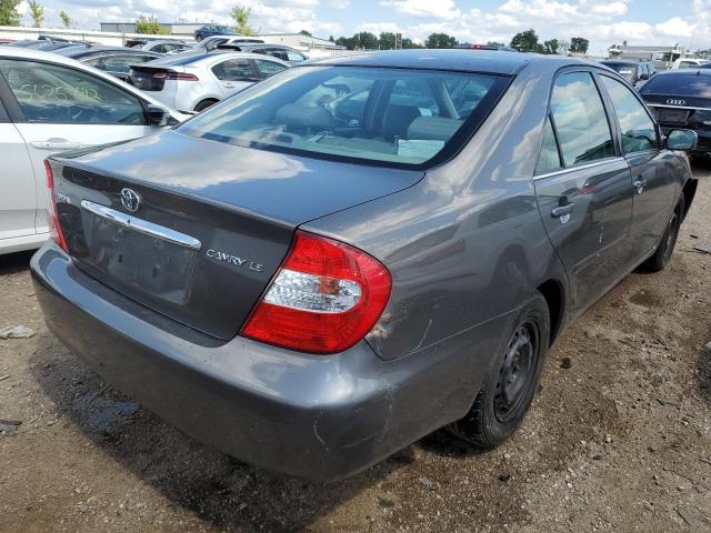 4T1BE32K84U911052 - 2004 TOYOTA CAMRY LE GRAY photo 4