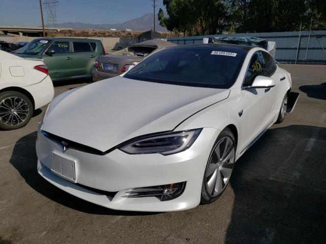 5YJSA1E29MF425830 - 2021 TESLA MODEL S Սպիտակ լուսանկար 2