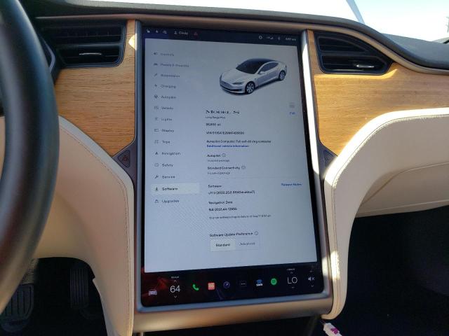 5YJSA1E29MF425830 - 2021 TESLA MODEL S Սպիտակ լուսանկար 9