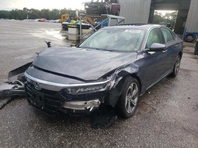 1HGCV1F53JA117589 - 2018 HONDA ACCORD EXL GRAY photo 2