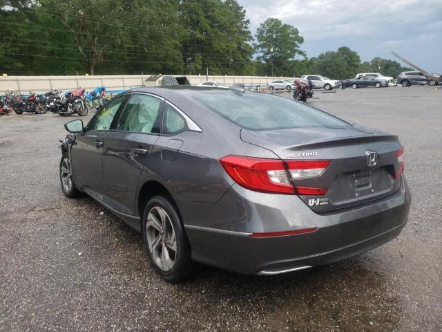 1HGCV1F53JA117589 - 2018 HONDA ACCORD EXL GRAY photo 3