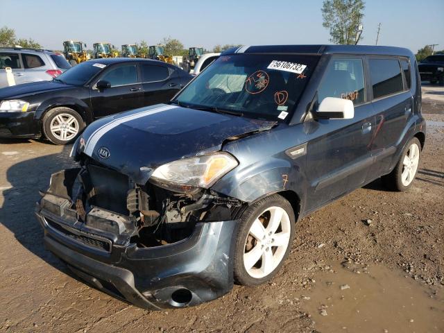 KNDJT2A25A7072912 - 2010 KIA SOUL BLUE photo 2