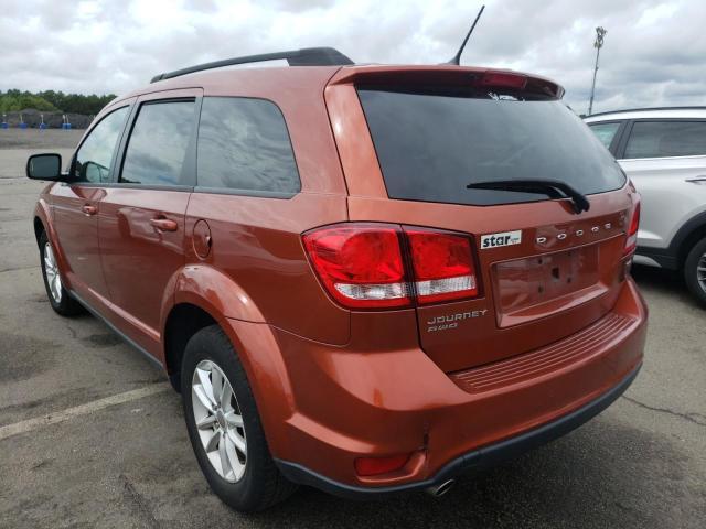 3C4PDDBG7DT691038 - 2013 DODGE JOURNEY ORANGE photo 3