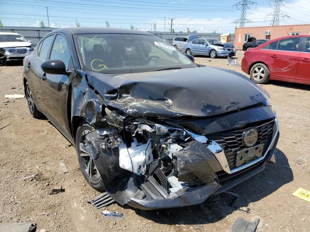 3N1AB8CV5NY258311 - 2022 NISSAN SENTRA SV BLACK photo 1