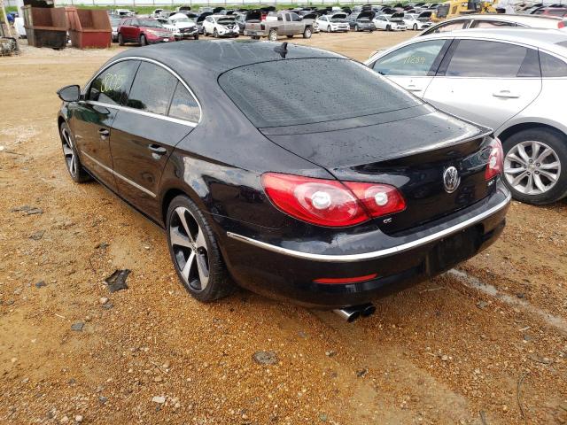 WVWMN7AN8CE544842 - 2012 VOLKSWAGEN CC SPORT BLACK photo 3