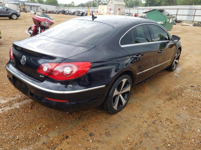 WVWMN7AN8CE544842 - 2012 VOLKSWAGEN CC SPORT BLACK photo 4