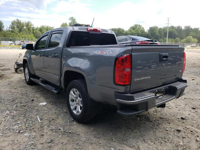 1GCGTCEN5M1112403 - 2021 CHEVROLET COLORADO L GRAY photo 3