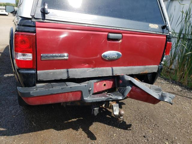 1FTZR45E66PA63189 - 2006 FORD RANGER SUP MAROON photo 9