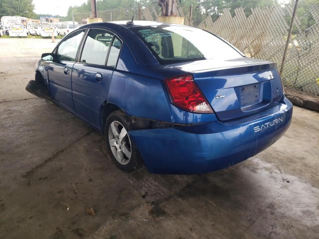 1G8AL55FX6Z120540 - 2006 SATURN ION LEVEL BLUE photo 3