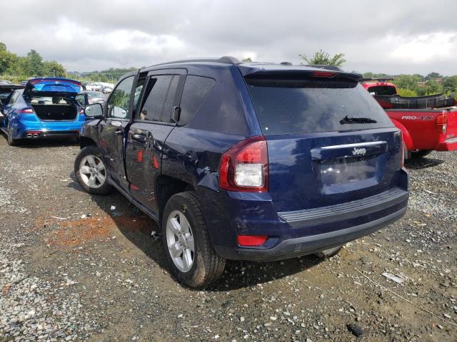 1C4NJCBB5GD698899 - 2016 JEEP COMPASS SP BLUE photo 3