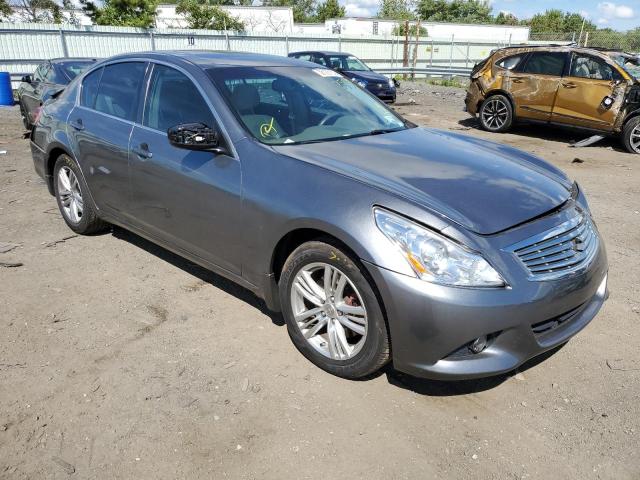 JN1CV6AR1DM750393 - 2013 INFINITI G37 GRAY photo 1