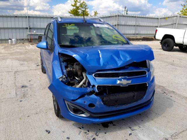 KL8CF6S98DC608758 - 2013 CHEVROLET SPARK 2LT BLUE photo 9