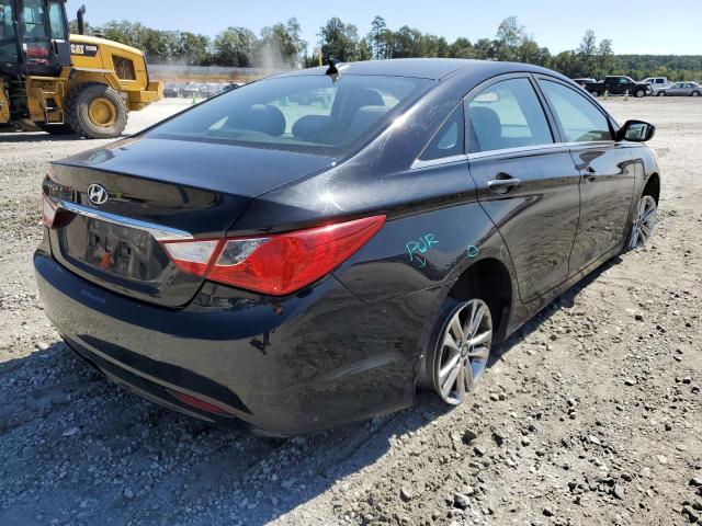 5NPEB4AC5DH794079 - 2013 HYUNDAI SONATA GLS BLACK photo 4