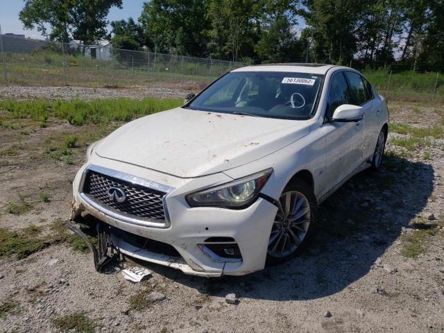 JN1EV7AP6JM355859 - 2018 INFINITI Q50 LUXE WHITE photo 2