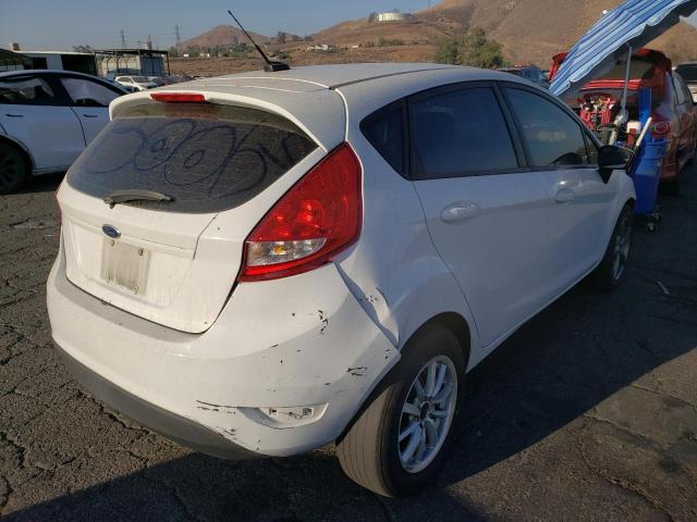 3FADP4EJ6CM173406 - 2012 FORD FIESTA WHITE photo 4