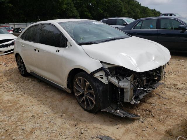 5YFS4MCE0MP069312 - 2021 TOYOTA COROLLA SE WHITE photo 1