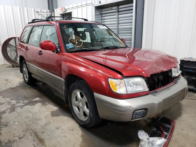 JF1SF65591H740802 - 2001 SUBARU FORESTER S RED photo 1