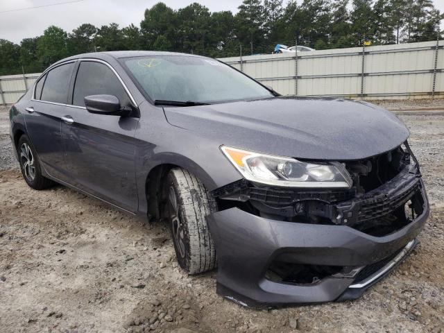 1HGCR2F35HA112638 - 2017 HONDA ACCORD LX GRAY photo 1