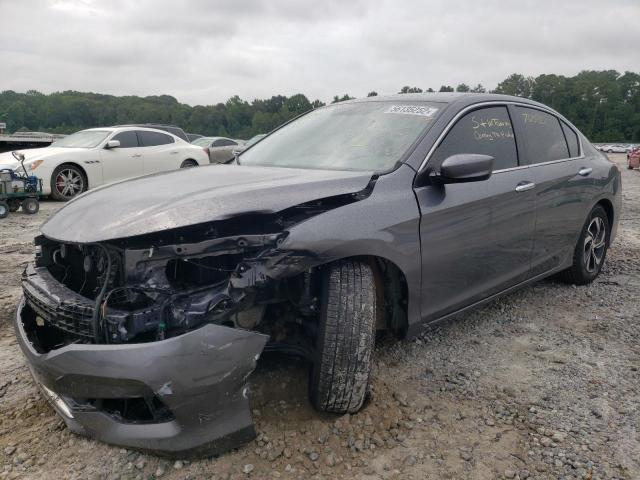 1HGCR2F35HA112638 - 2017 HONDA ACCORD LX GRAY photo 2