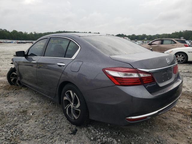 1HGCR2F35HA112638 - 2017 HONDA ACCORD LX GRAY photo 3